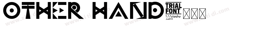 other hand字体转换
